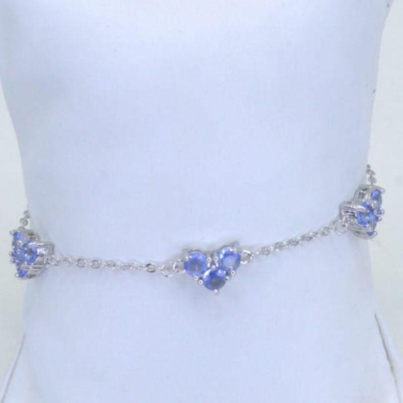 PULSEIRA CORAÇOES TANZANITA