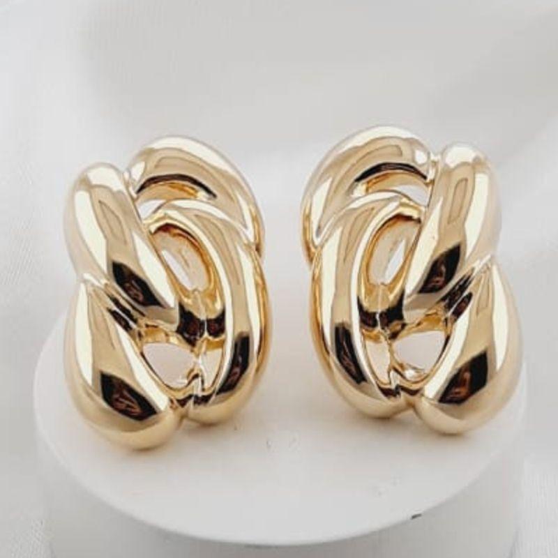 ARGOLA MAXI OURO CORRENTE