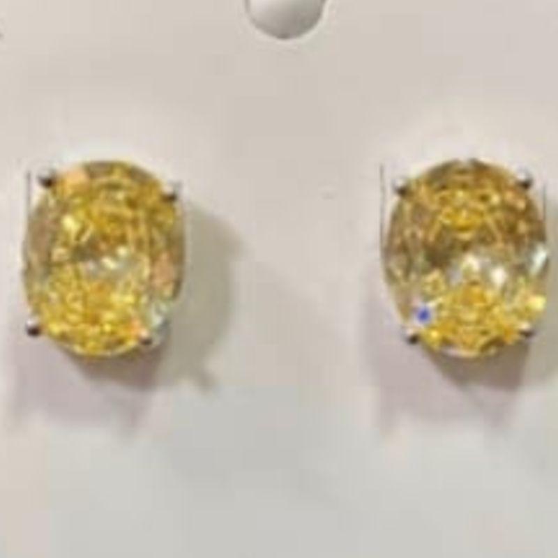 BRINCO OVAL YELLOW FANCY