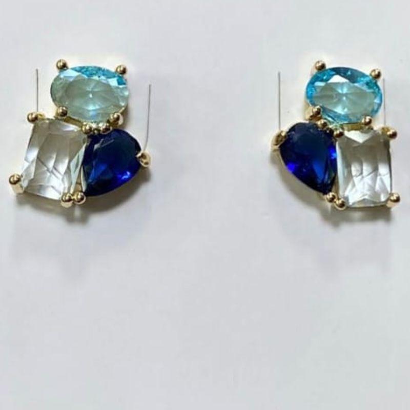 BRINCO TONS DE AZUL OURO