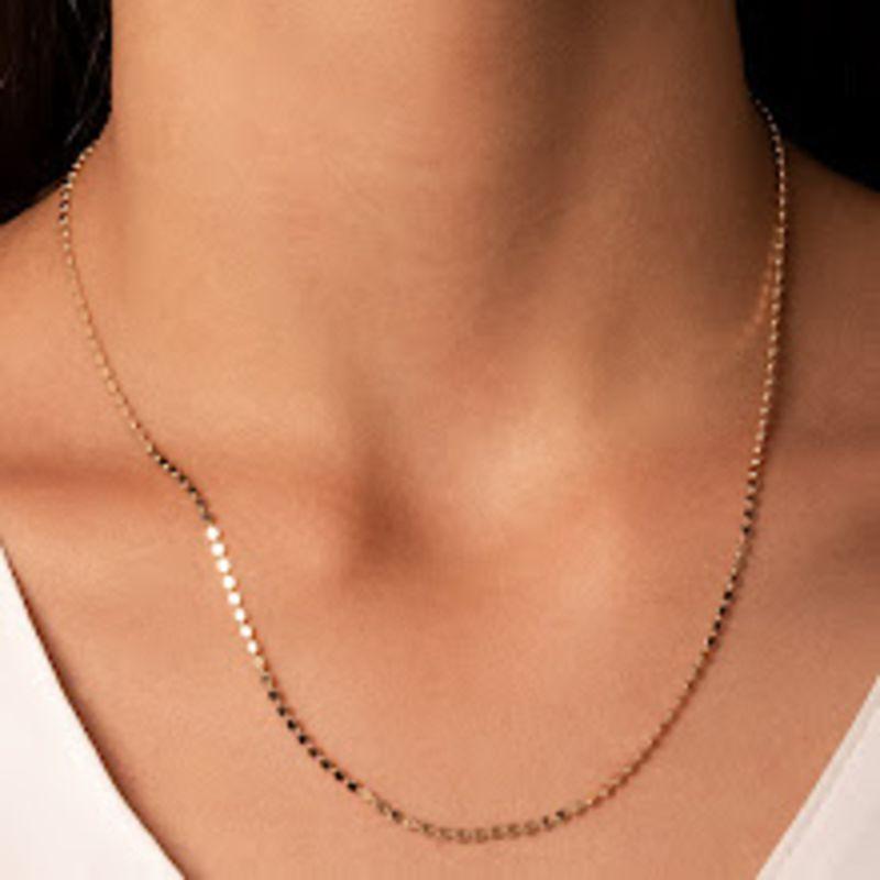 COLAR CHOCKER OURO MINI BOLINHAS ACHATADAS