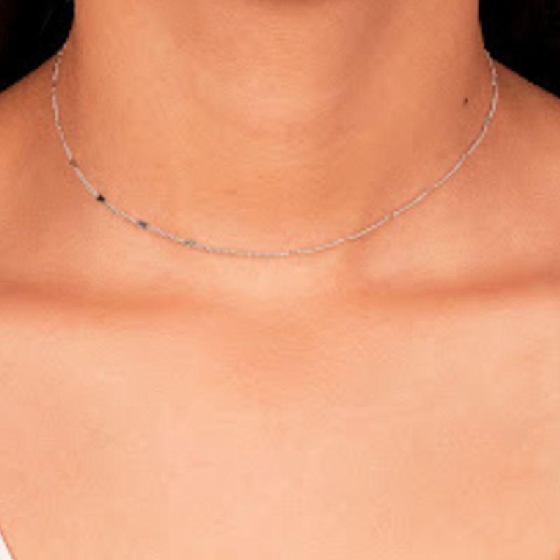 COLAR CHOCKER RODIO MINI CORAÇOES