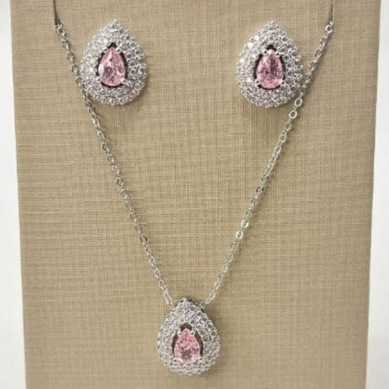 CONJUNTO RODIO GOTA ROSA