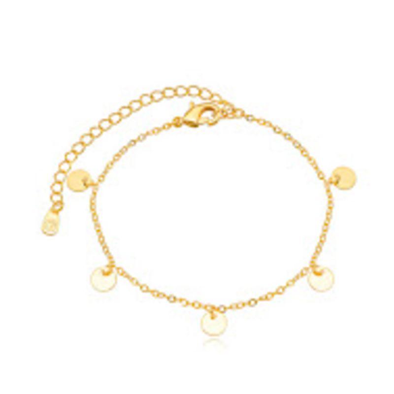 PULSEIRA OURO MEDALHINHAS