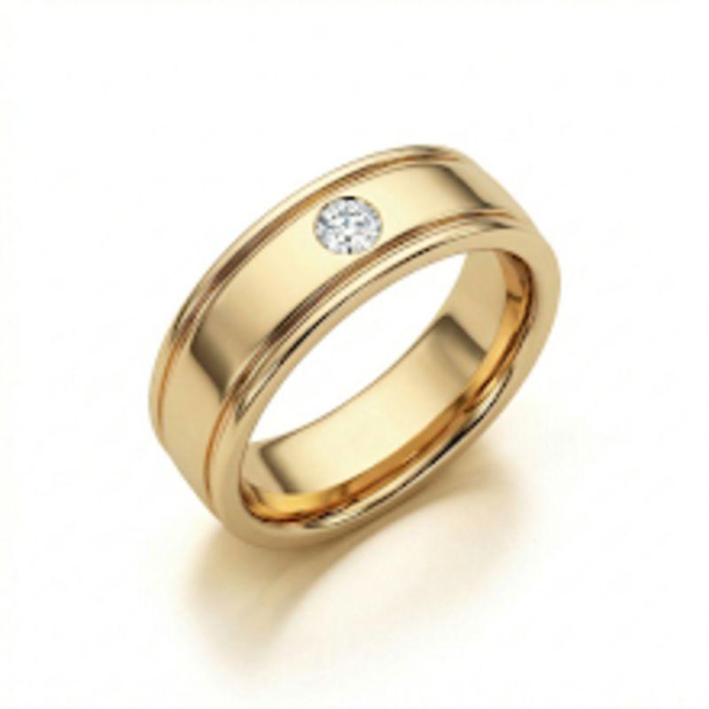 ANEL OURO 18