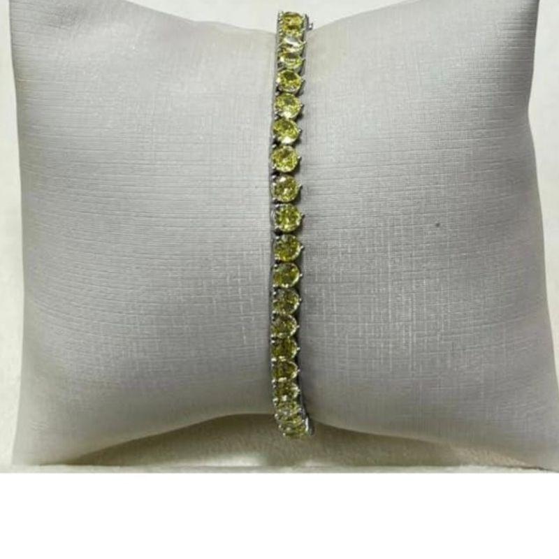 PULSEIRA RIVIERA YELLOW FANCY 3 PONTAS 4MM RODIO