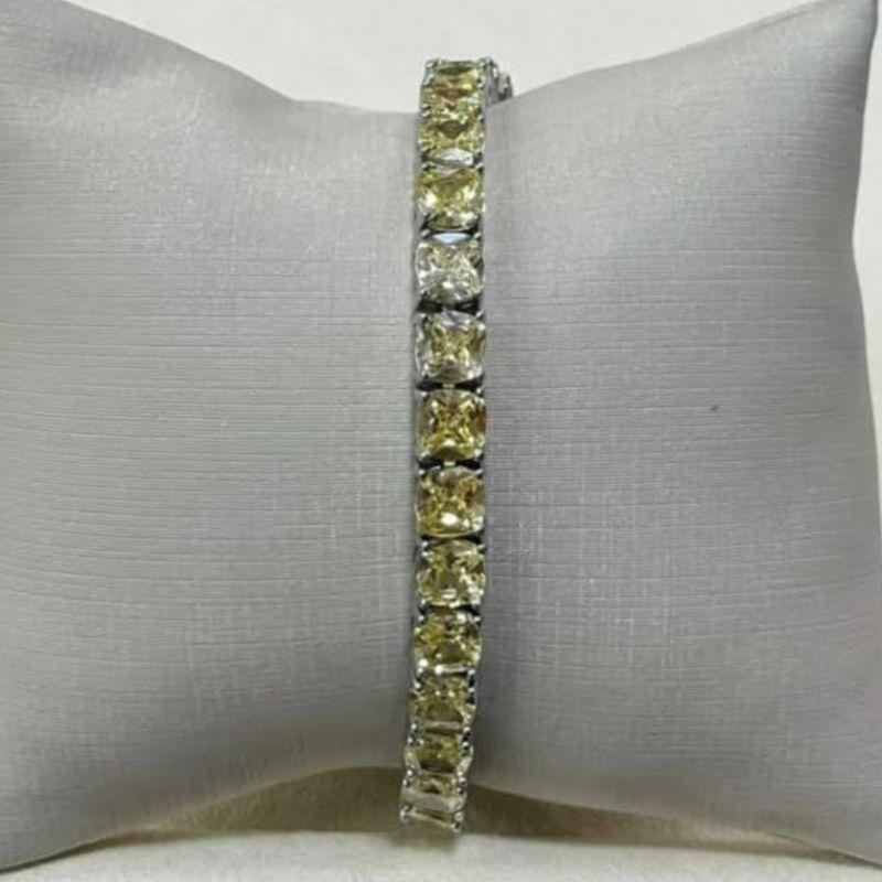 PULSEIRA RIVIERA YELLOW FANCY 6MM RODIO