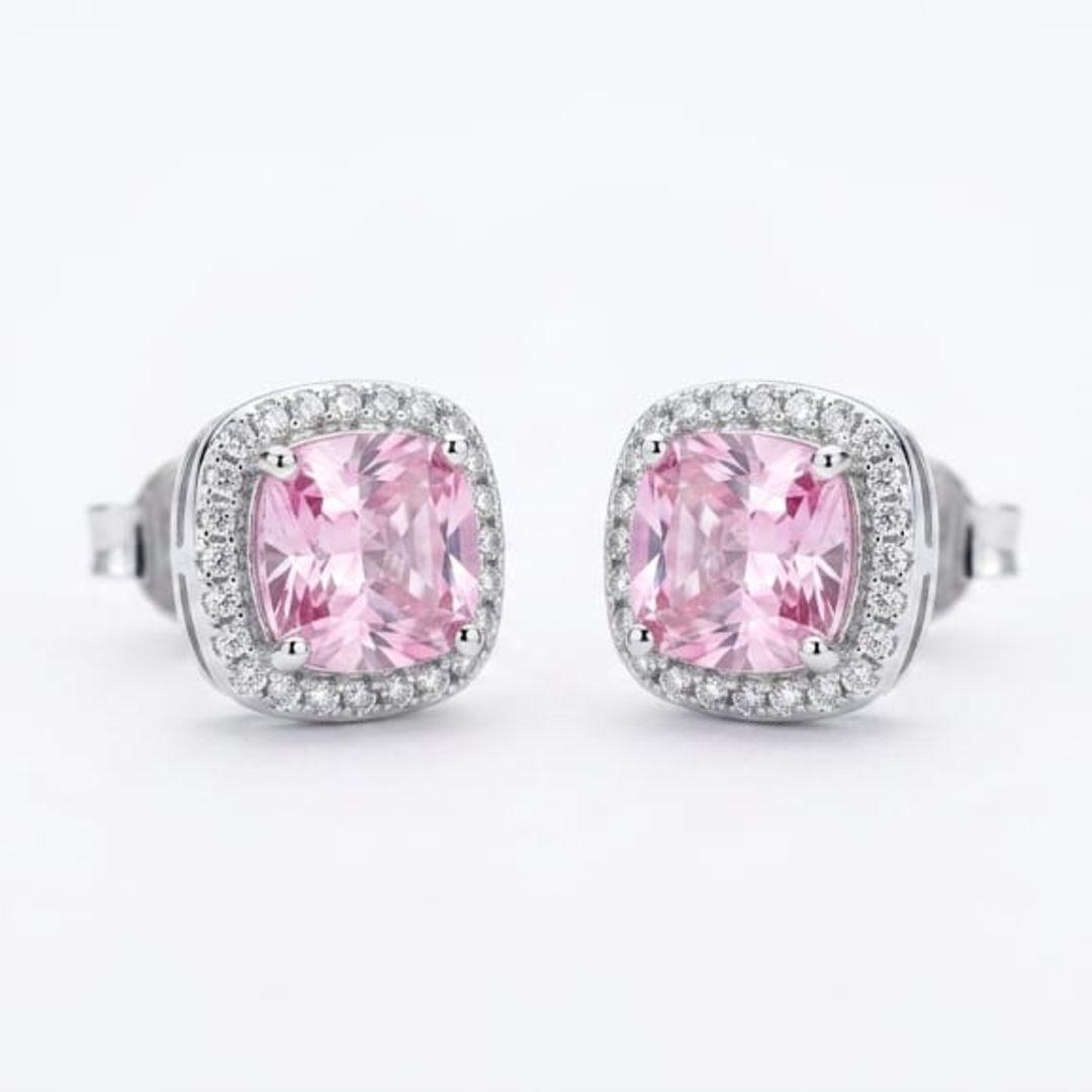 BRINCO RODIO ROSA CRAVEJADO