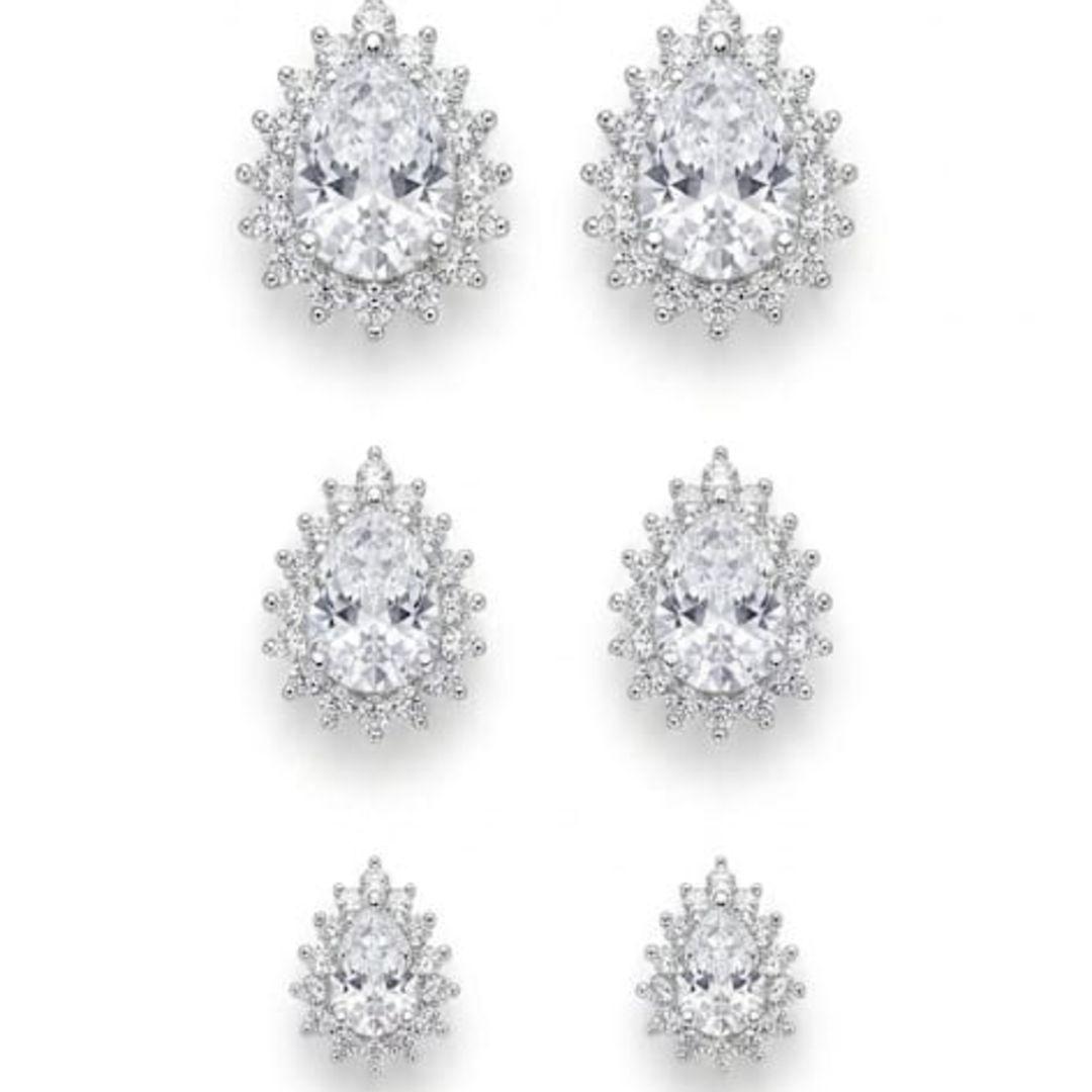TRIO RODIO GOTAS CRISTAL