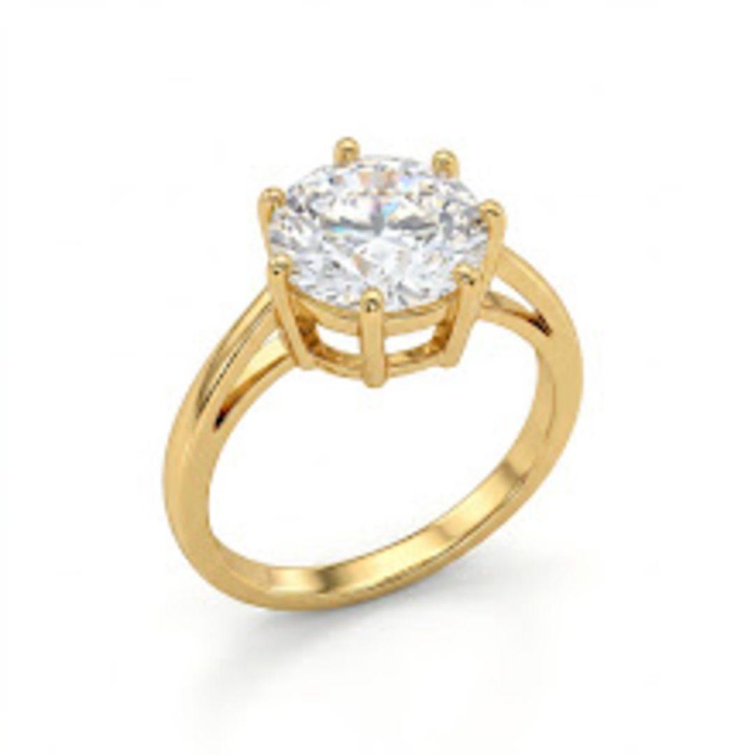 ANEL PONTO DE LUZ CRISTAL OURO 17