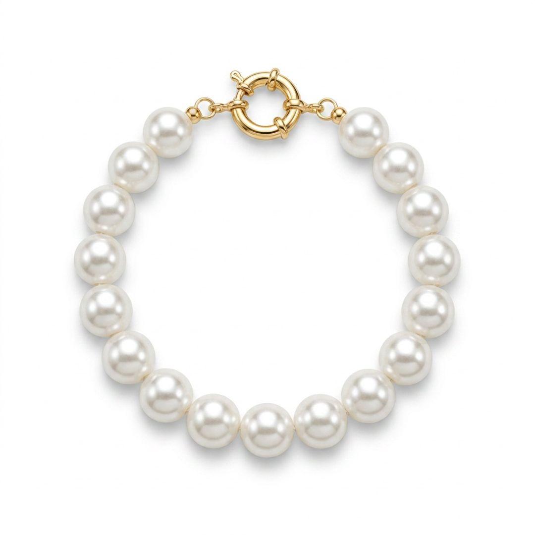 PULSEIRA PEROLAS FECHO BOIA