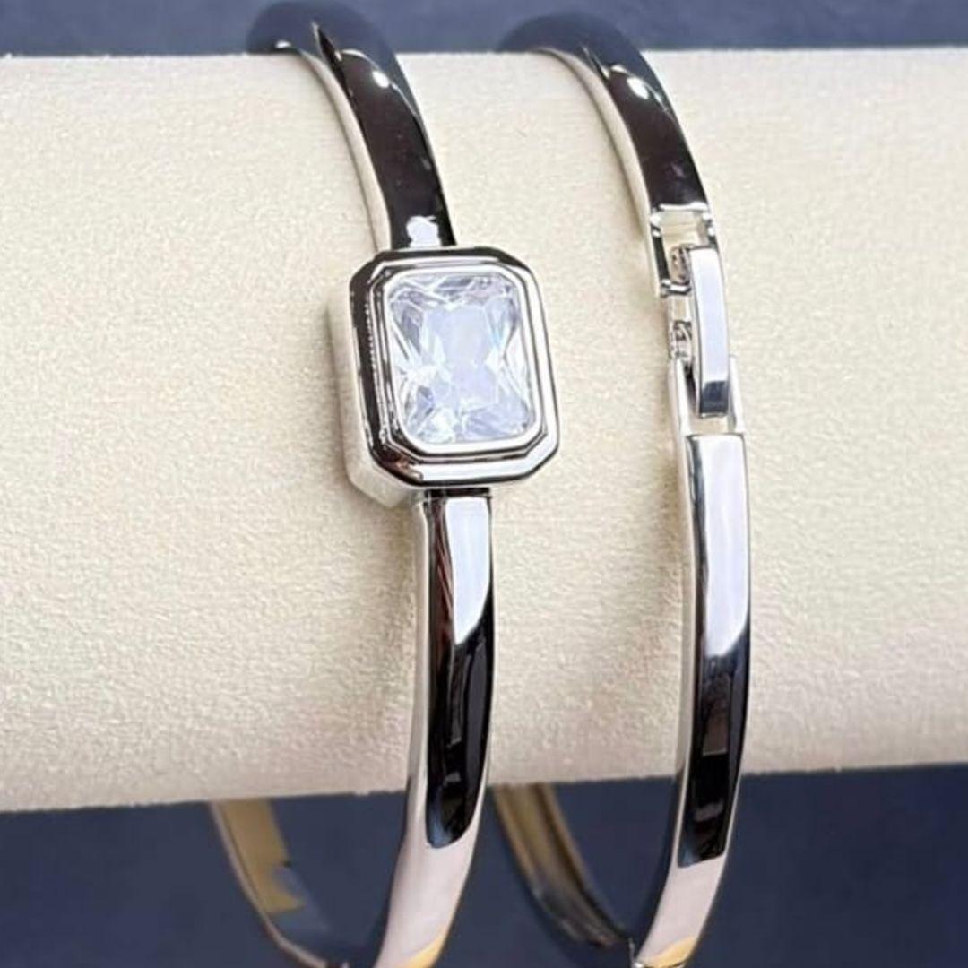 BRACELETE RODIO CRISTAL UNIDADE