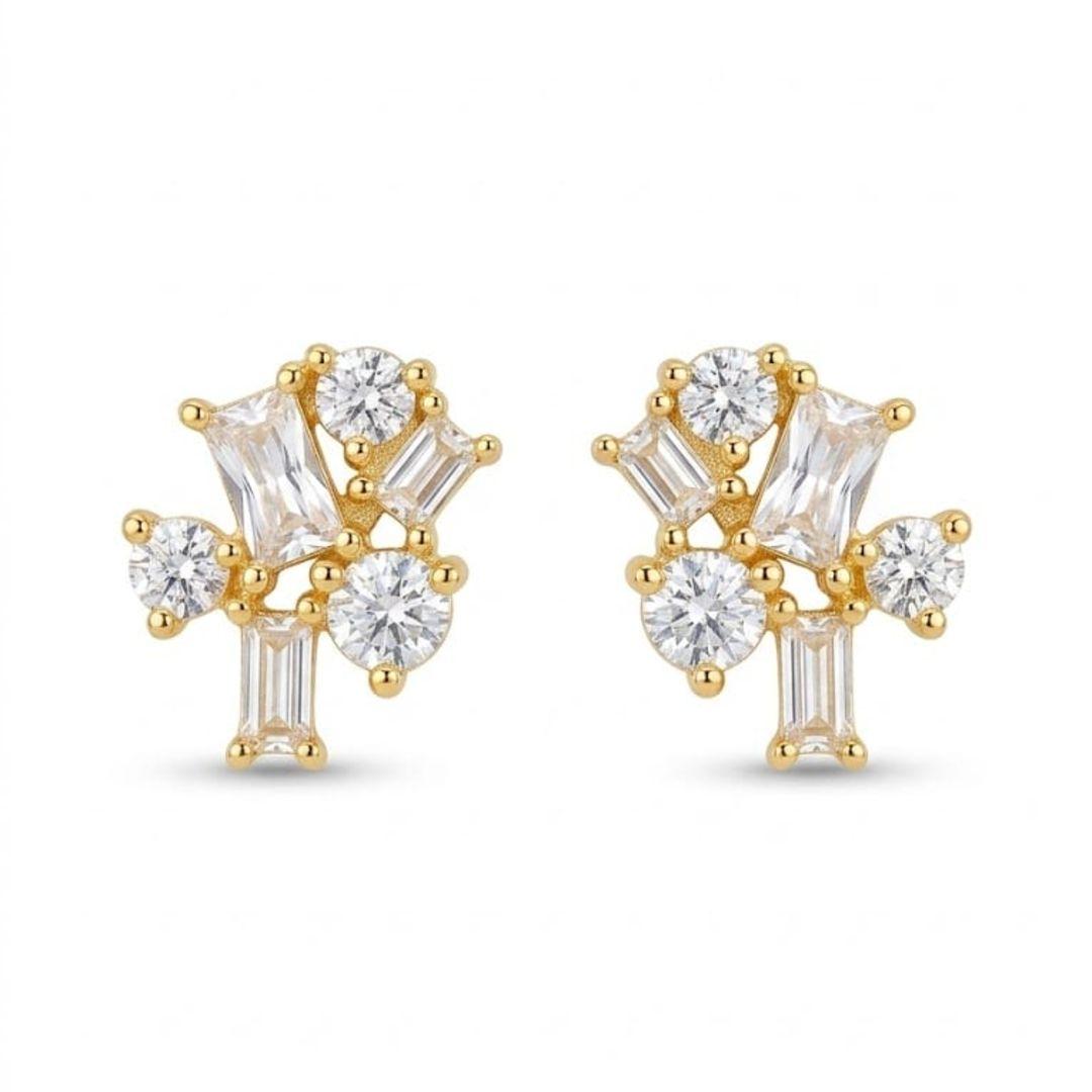 BRINCO OURO ZIRCONIAS