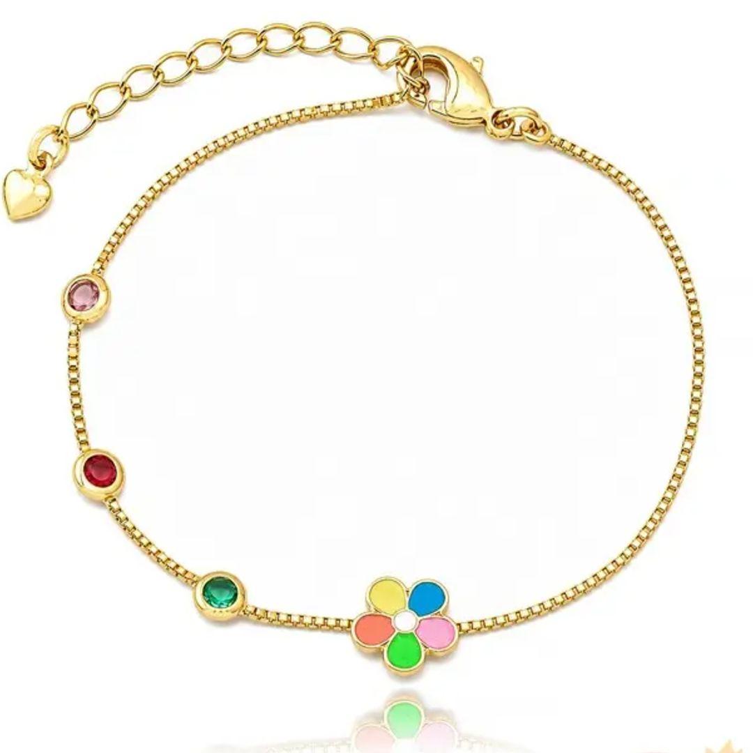 PULSEIRA INFANTIL FLORZINHA