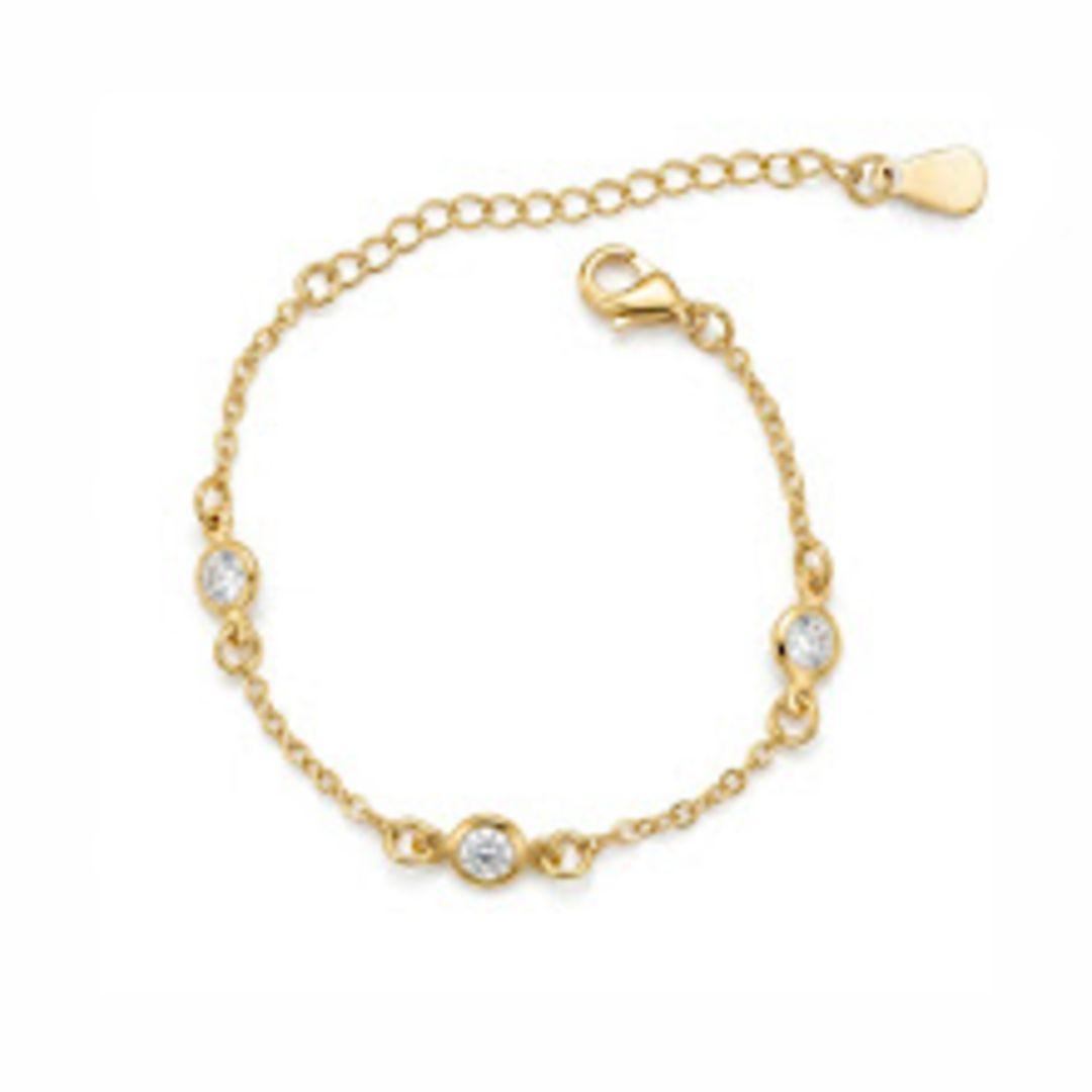 PULSEIRA INFANTIL OURO CRISTAL