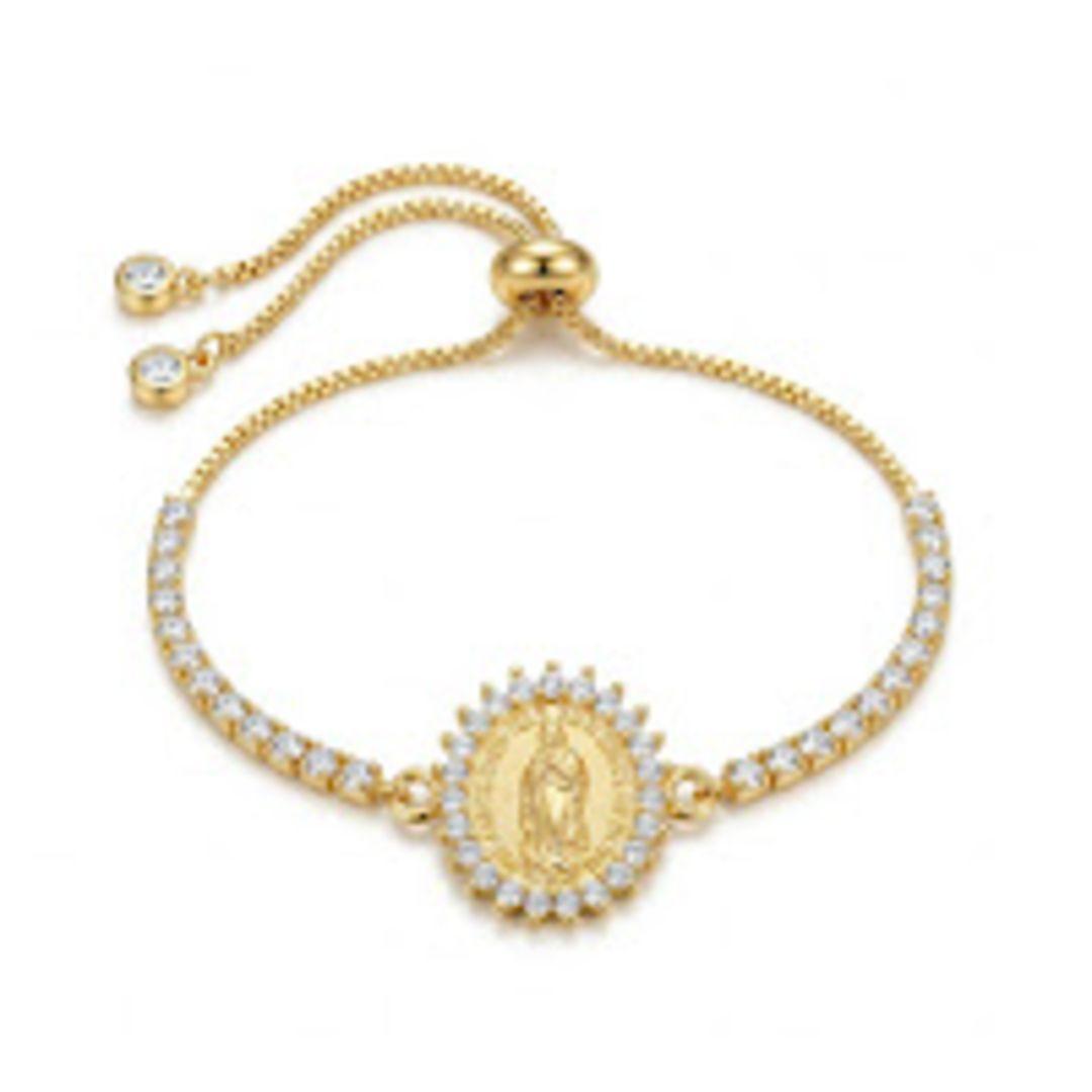 PULSEIRA REGULAVEL NOSSA SENHORA DAS GRAÇAS OURO